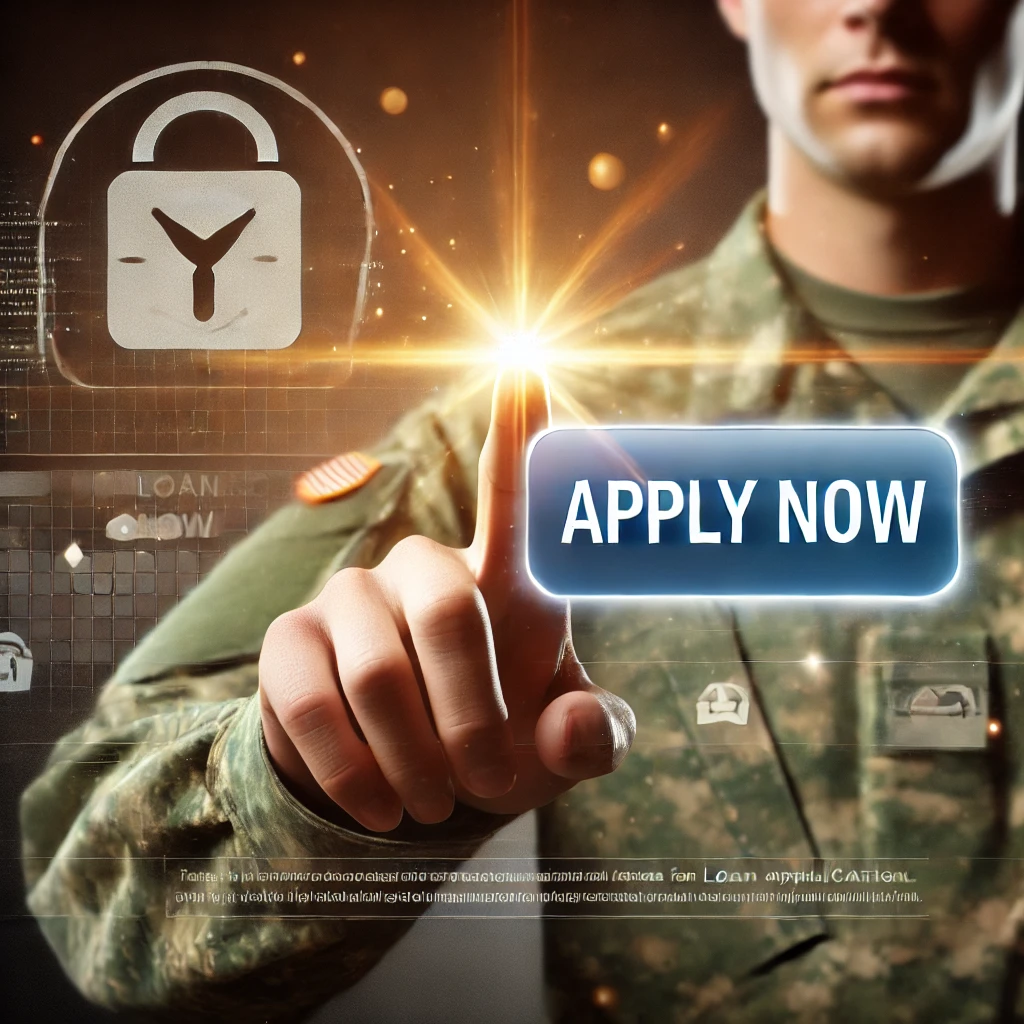 軍人按下軍人貸款『立即申請』按鈕